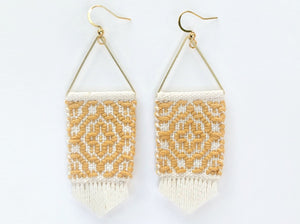 *Made to Order* Trellis Earrings in Gold