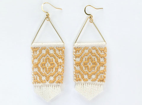 *Made to Order* Trellis Earrings in Gold