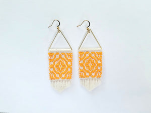 *Made to Order* Trellis Earrings in Marigold