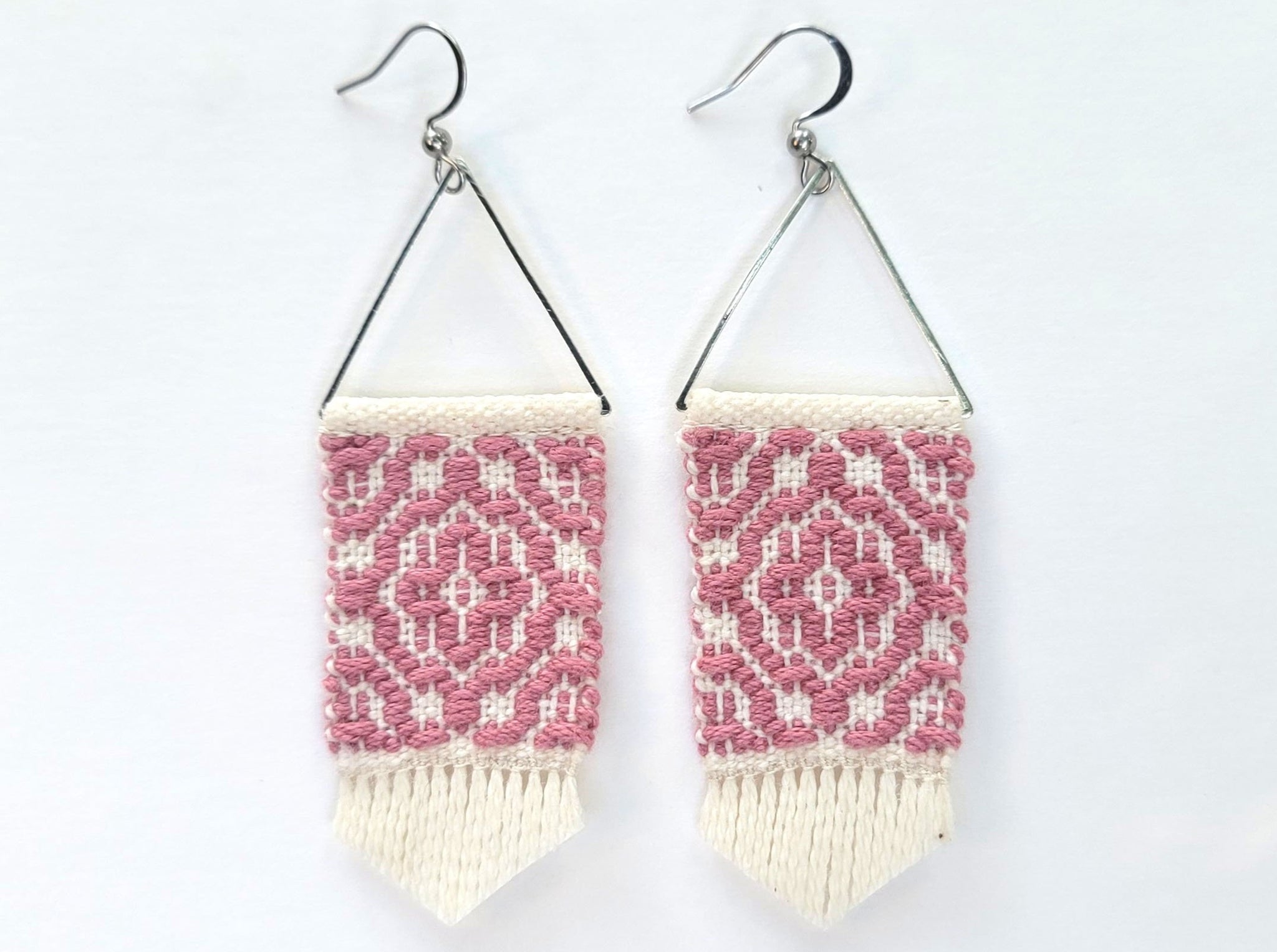*Made to Order* Trellis Earrings in Blush